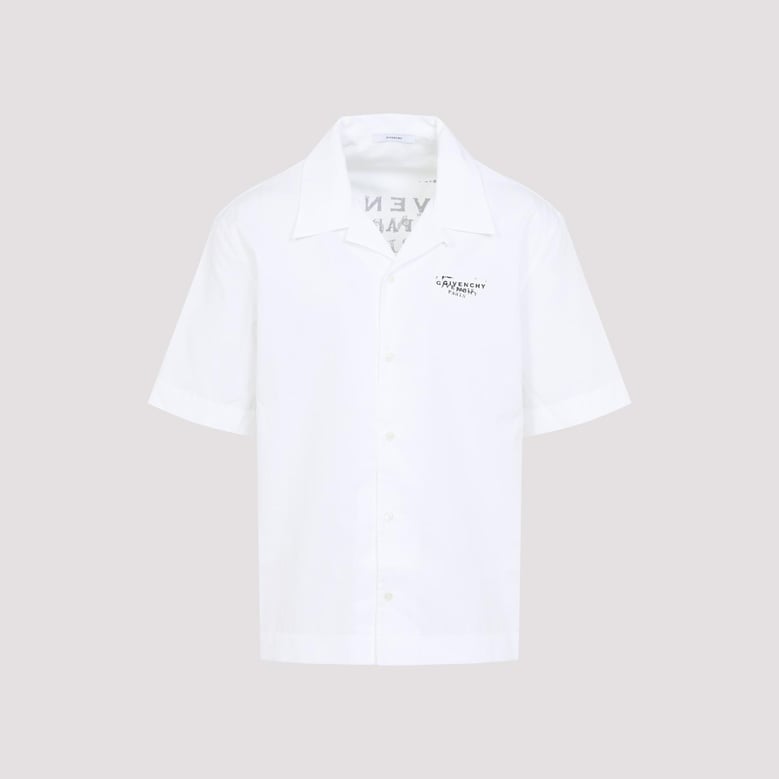 shirt with givenchy stamp print by Selfnex
