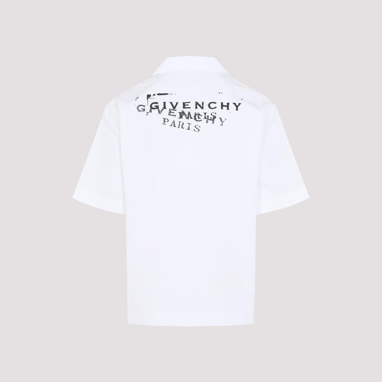 shirt with givenchy stamp print by Selfnex