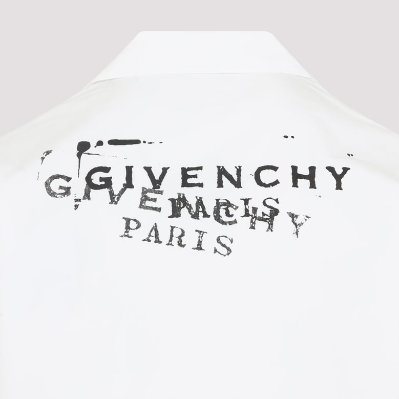 shirt with givenchy stamp print by Selfnex