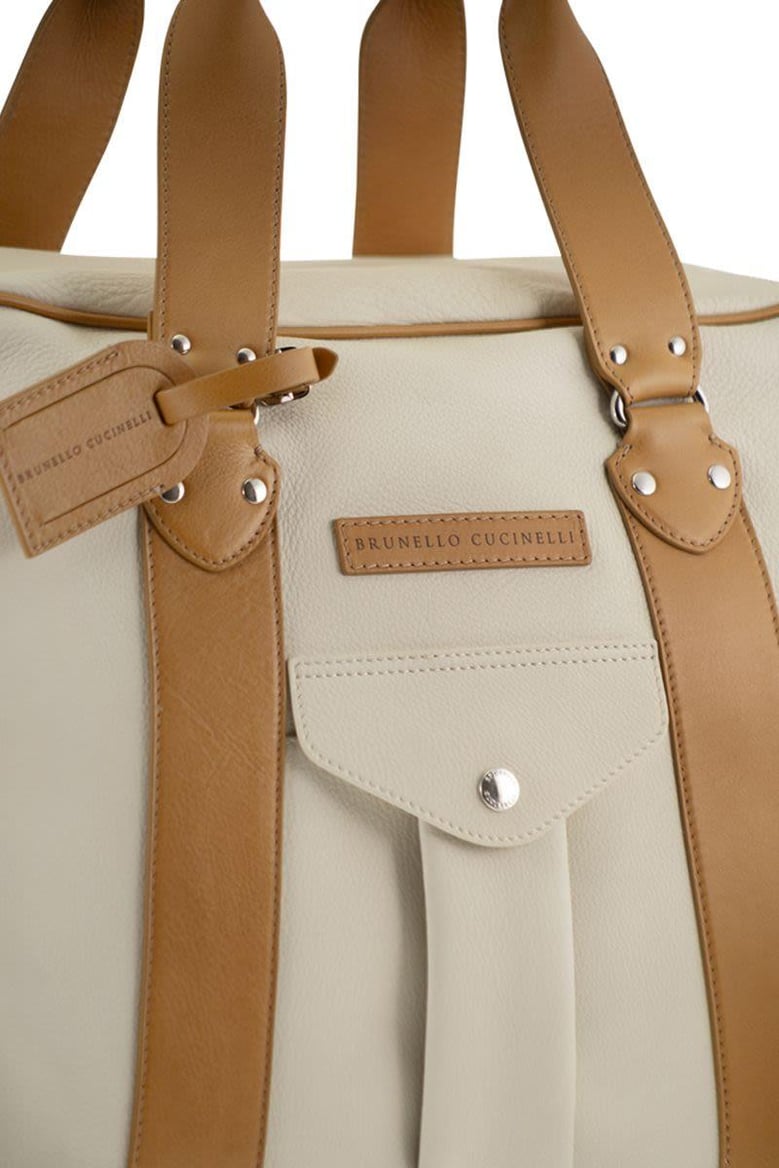 street bag in grained calfskin and cowhide leather by Selfnex