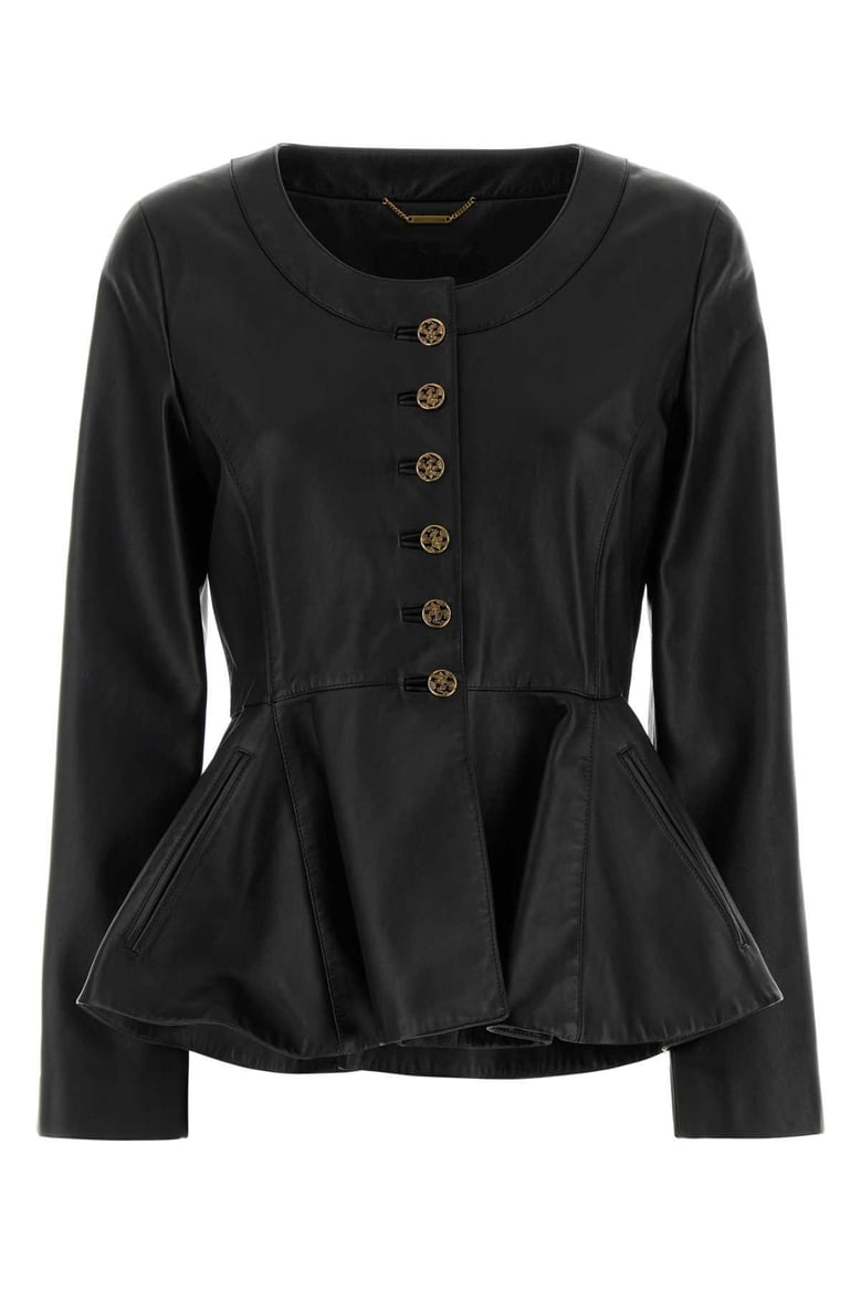 black leather jacket by Selfnex