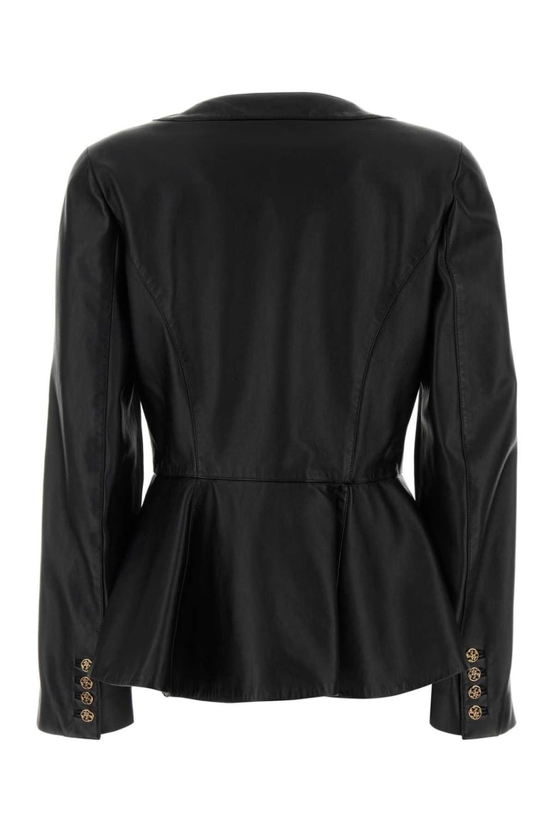 black leather jacket by Selfnex