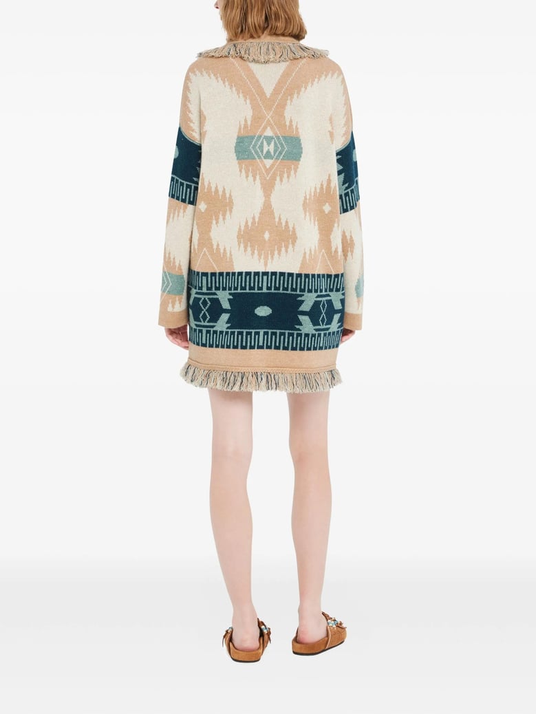 icon jacquard cardigan by Selfnex