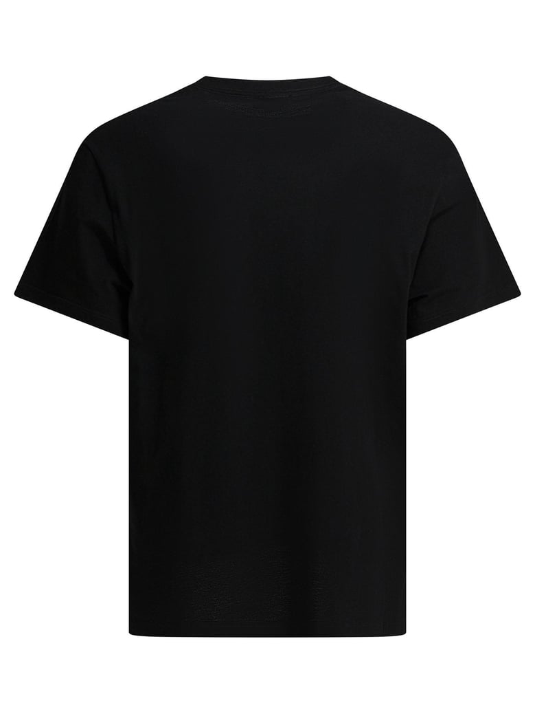 black cotton t-shirt by Selfnex