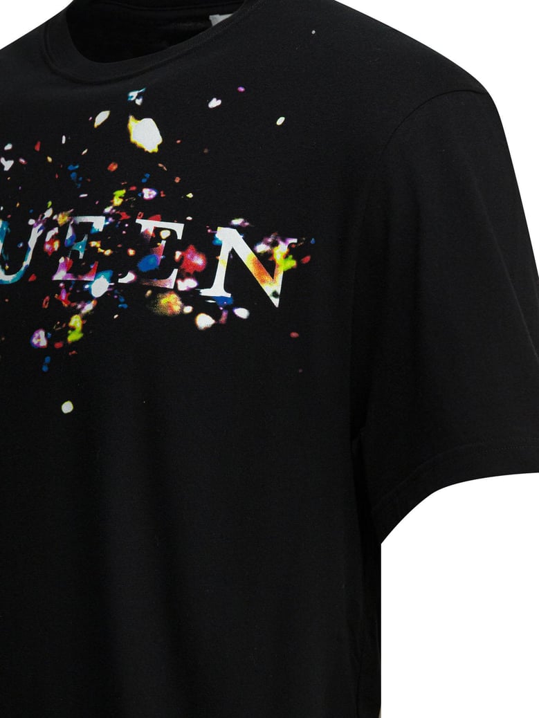 black cotton t-shirt by Selfnex