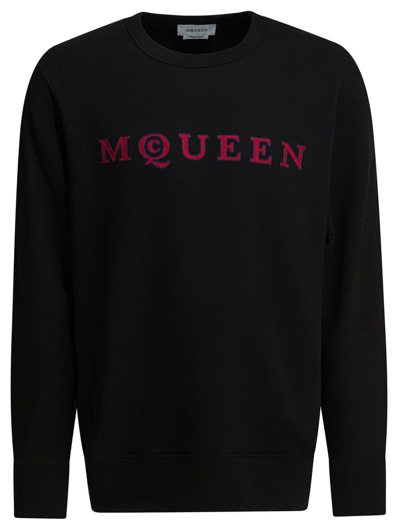 black cotton sweatshirt by Selfnex