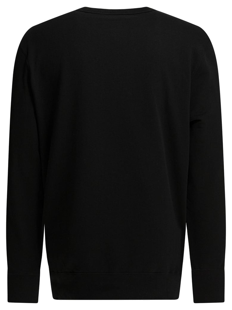 black cotton sweatshirt by Selfnex