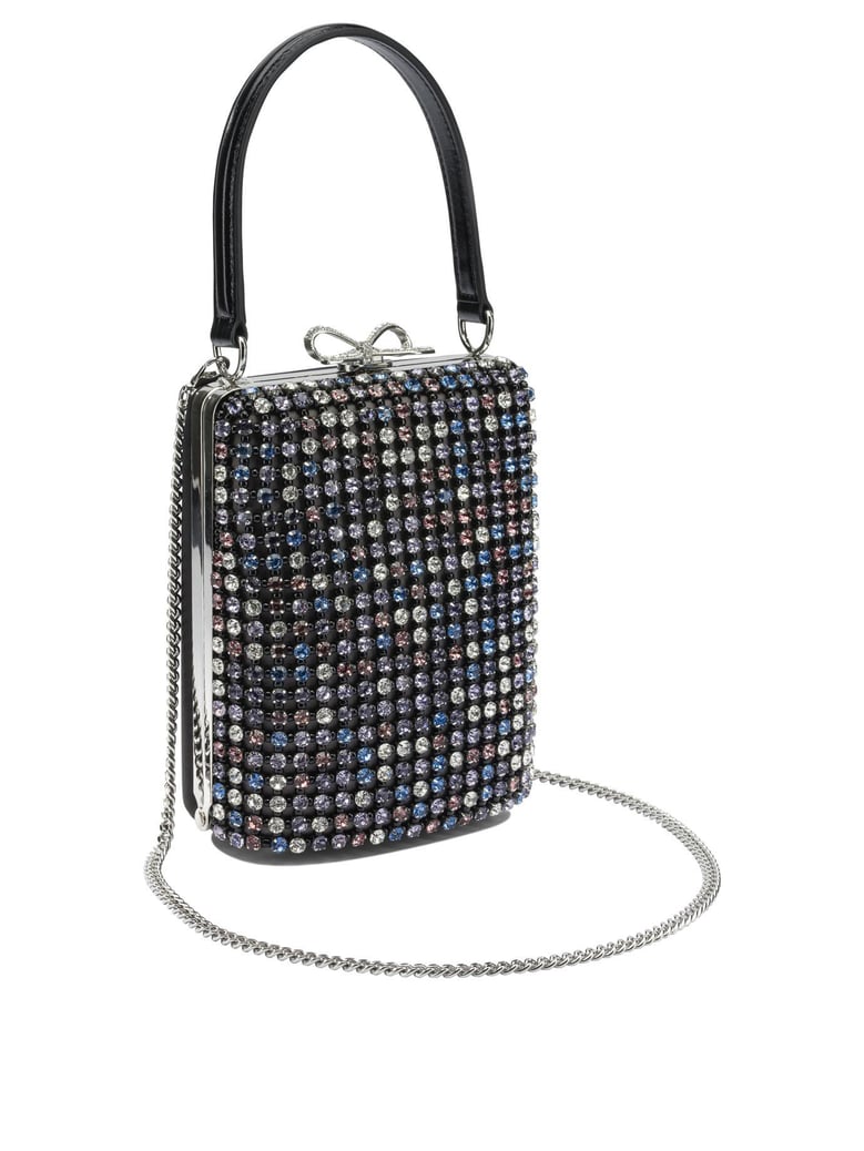 mini multi crystal handbag by Selfnex
