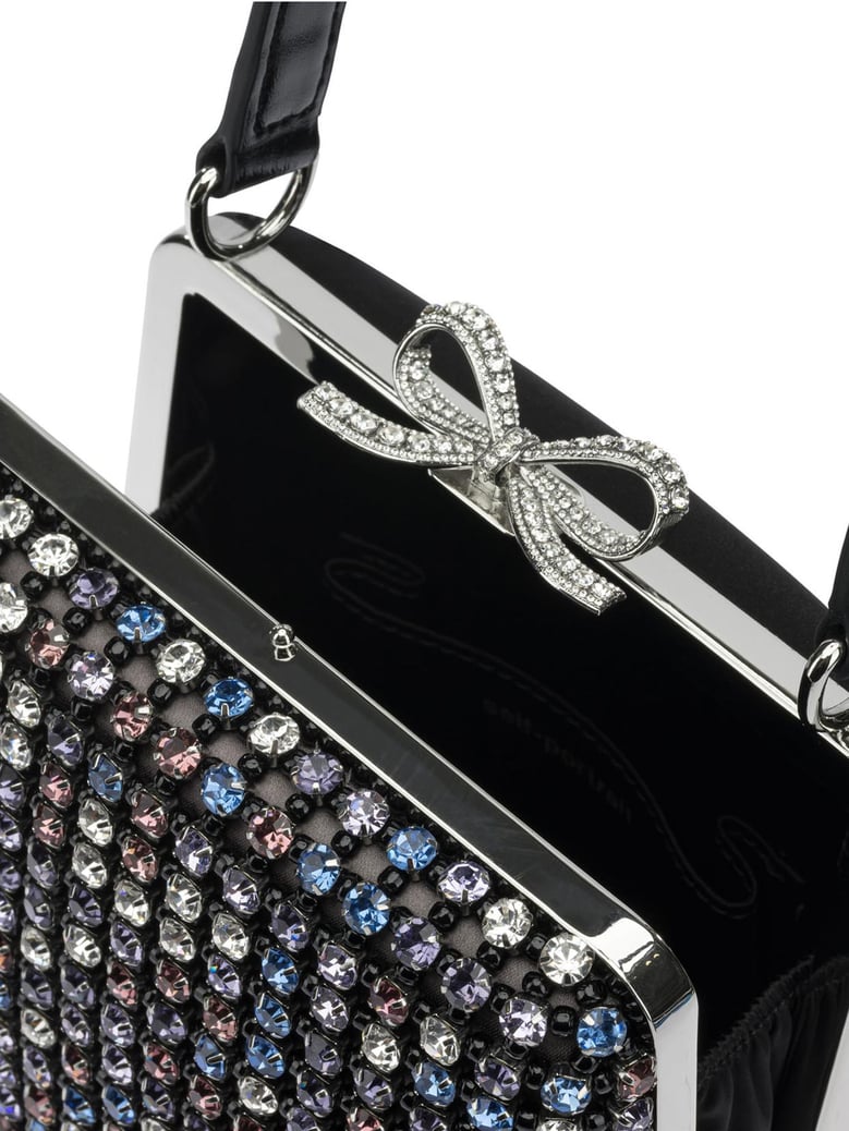 mini multi crystal handbag by Selfnex