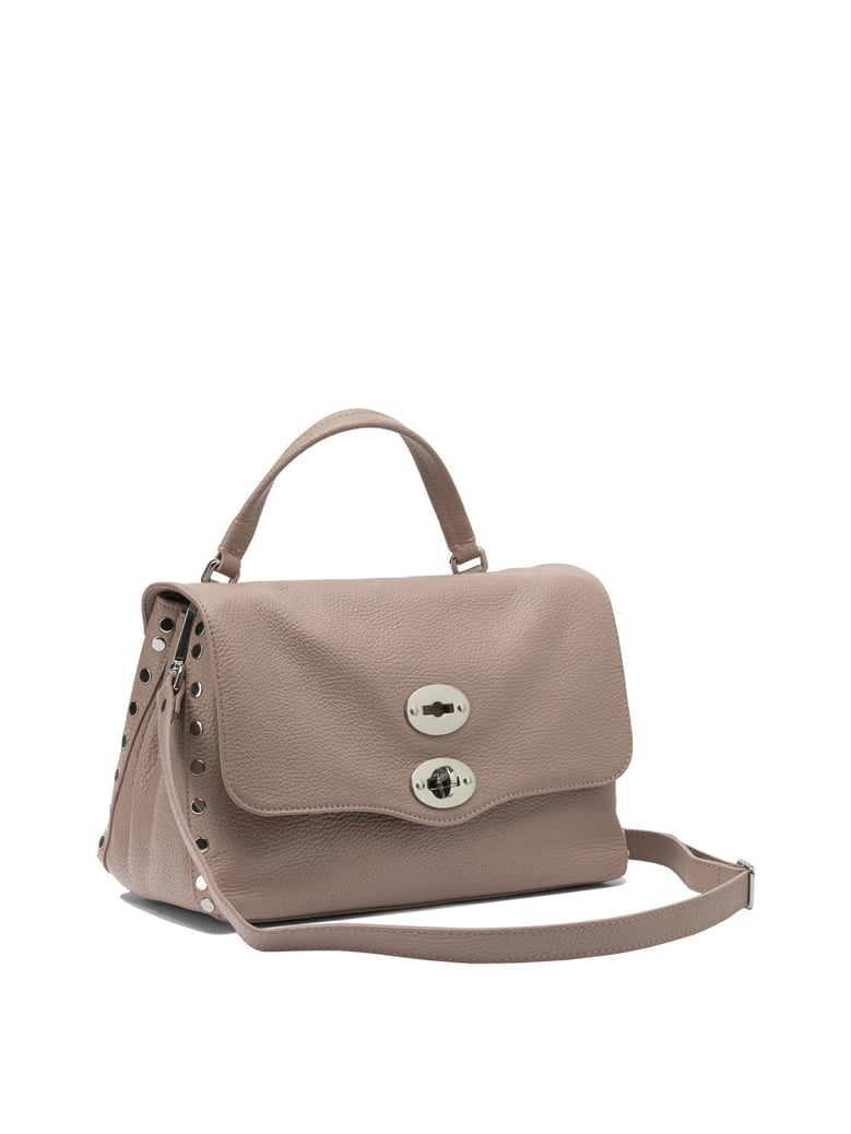beige calf leather handbag by Selfnex