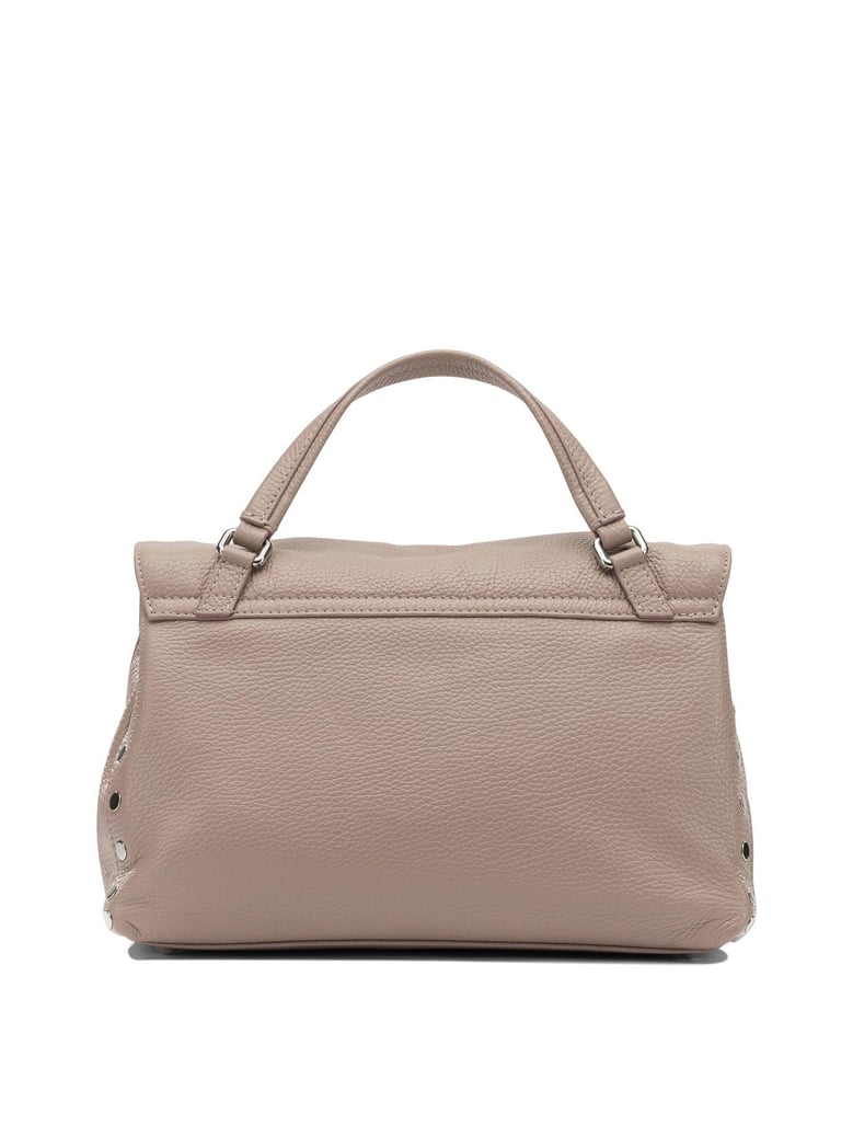beige calf leather handbag by Selfnex