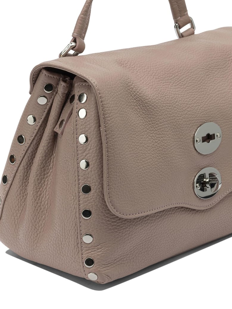 beige calf leather handbag by Selfnex