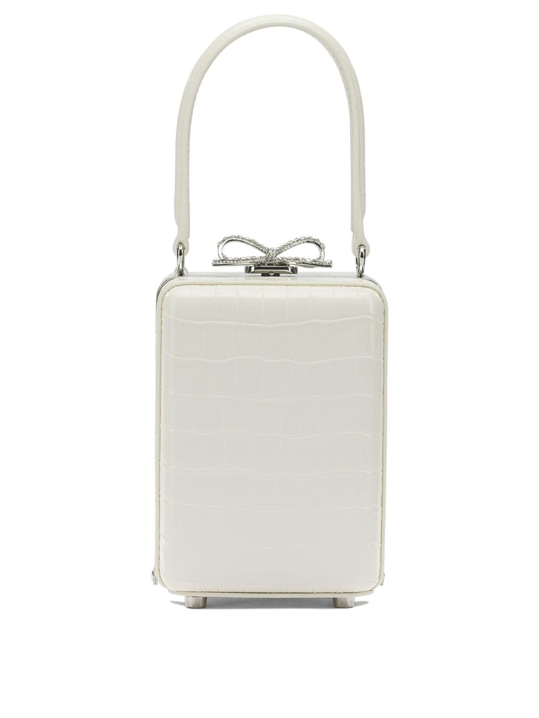 borsa a mano mini in pelle di coccordillo by Selfnex