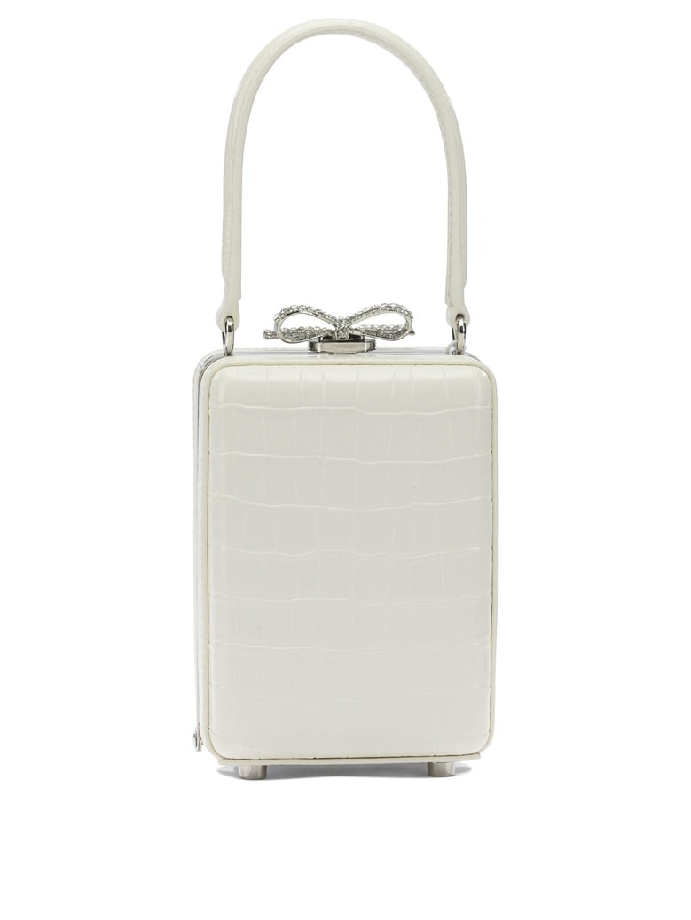 borsa a mano mini in pelle di coccordillo by Selfnex