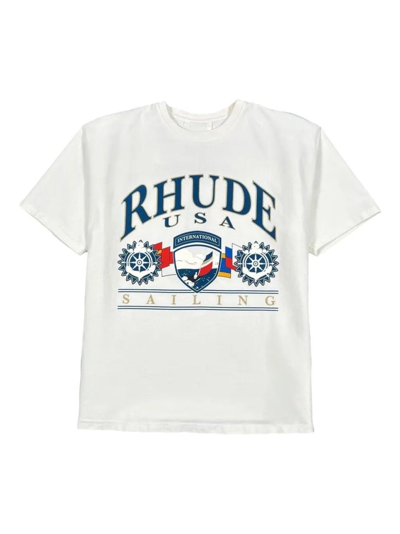 usa sailing icon tee by Selfnex
