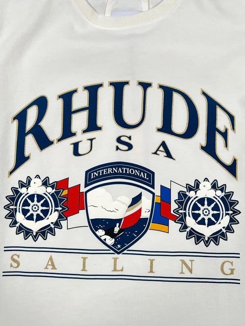 usa sailing icon tee by Selfnex