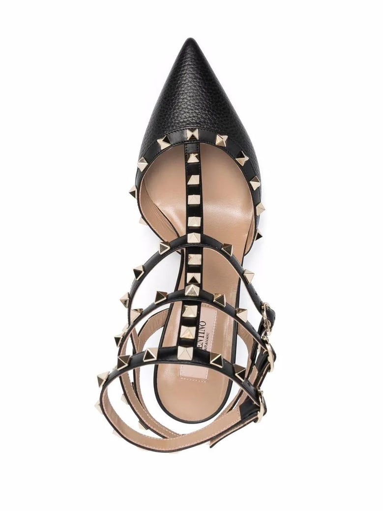 rockstud ankle strap t 65 by Selfnex