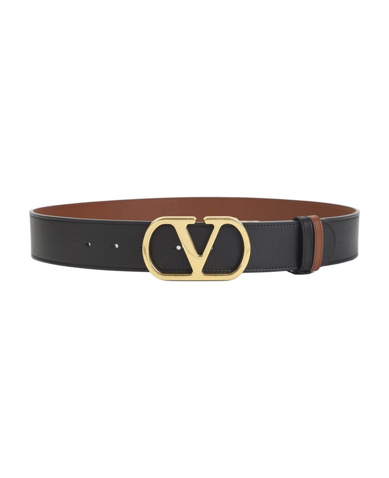 black calf leather h 40 reversible belt by Selfnex