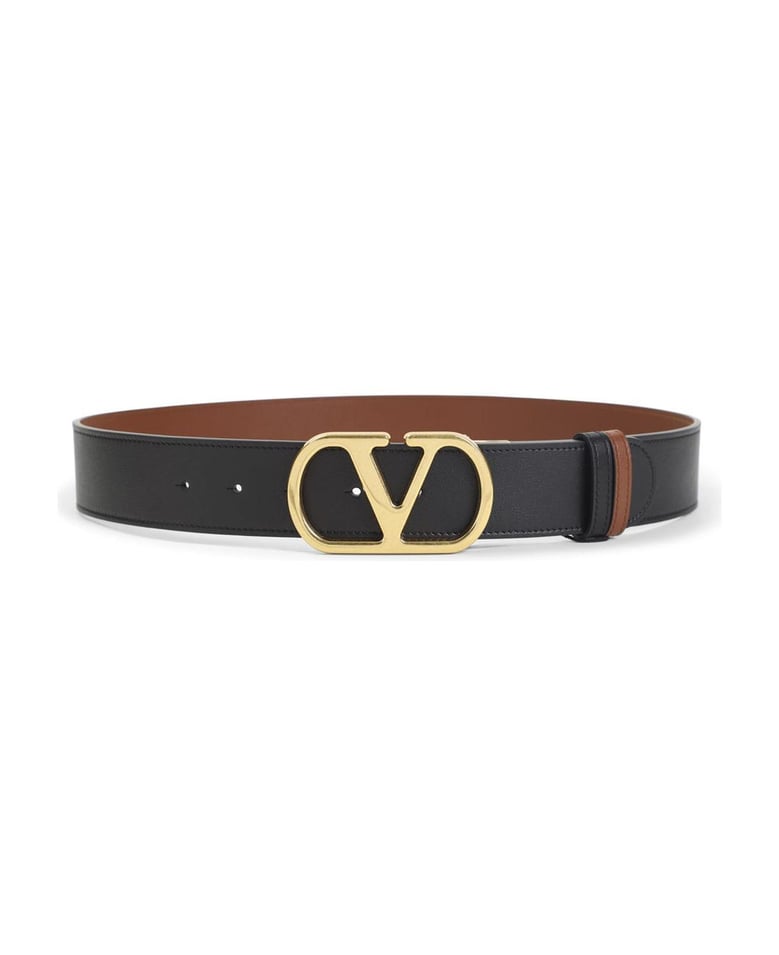 black calf leather h 40 reversible belt by Selfnex
