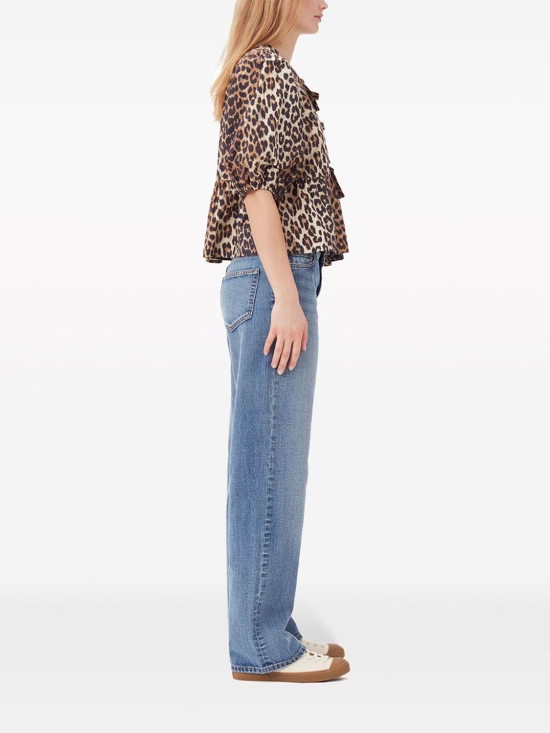 blouse with animalier print by Selfnex