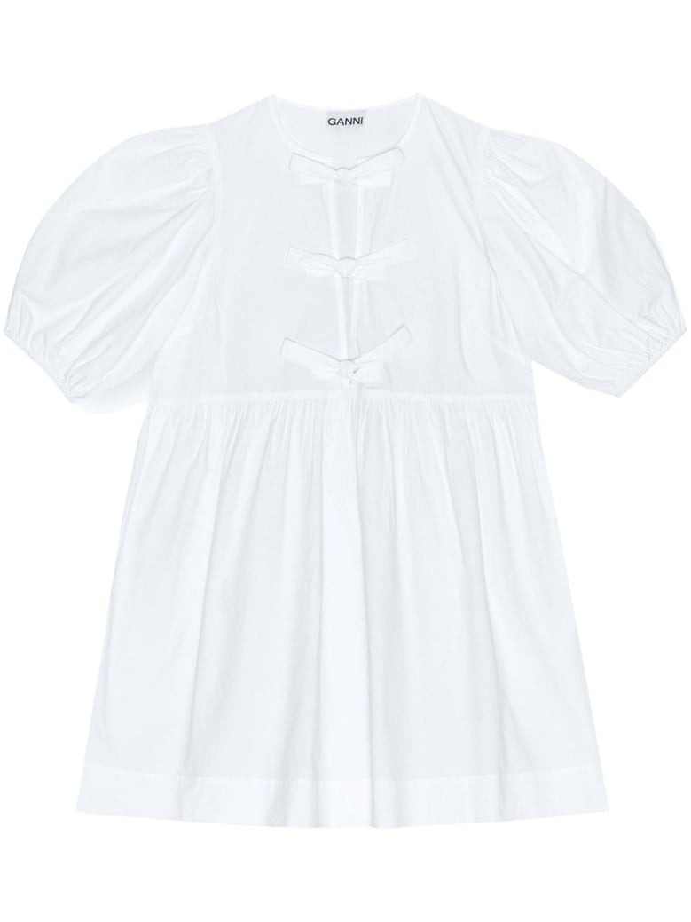 poplin mini dress by Selfnex