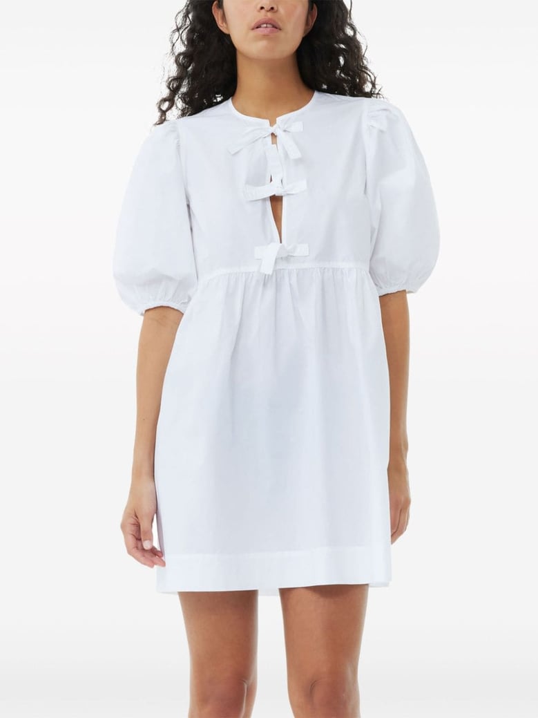 poplin mini dress by Selfnex