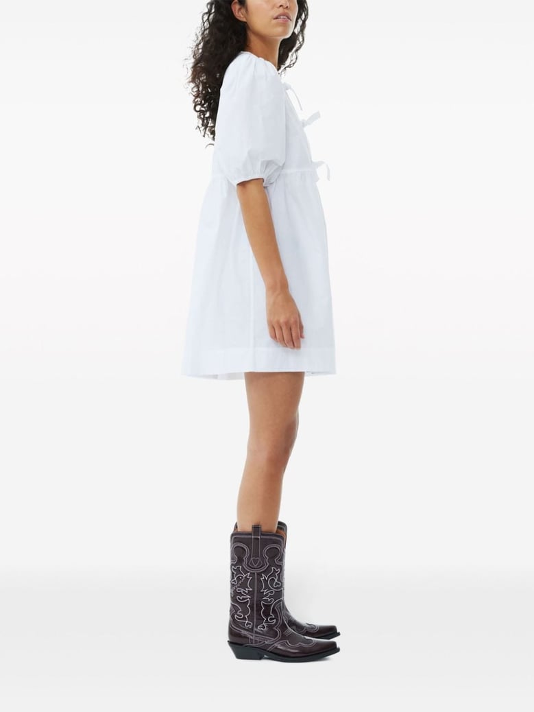 poplin mini dress by Selfnex