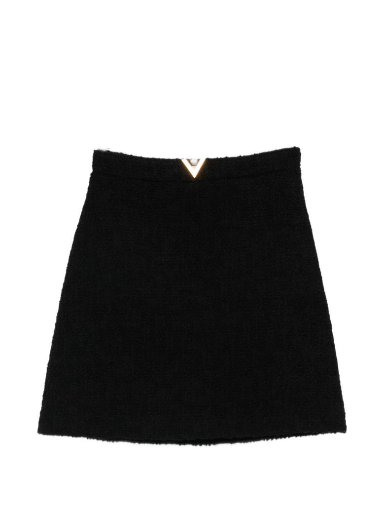 vlogo signature wool skirt by Selfnex