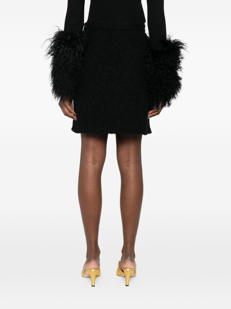vlogo signature wool skirt by Selfnex