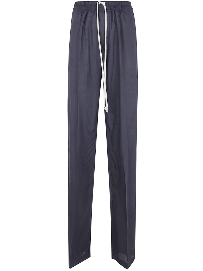 drawstring cotton trousers by Selfnex
