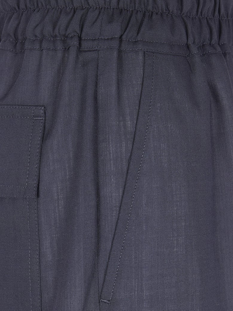 drawstring cotton trousers by Selfnex