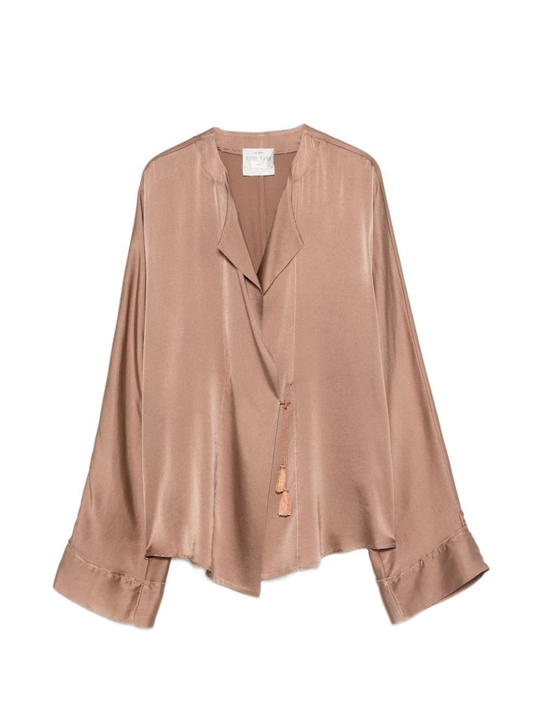 silk satin shirt by Selfnex