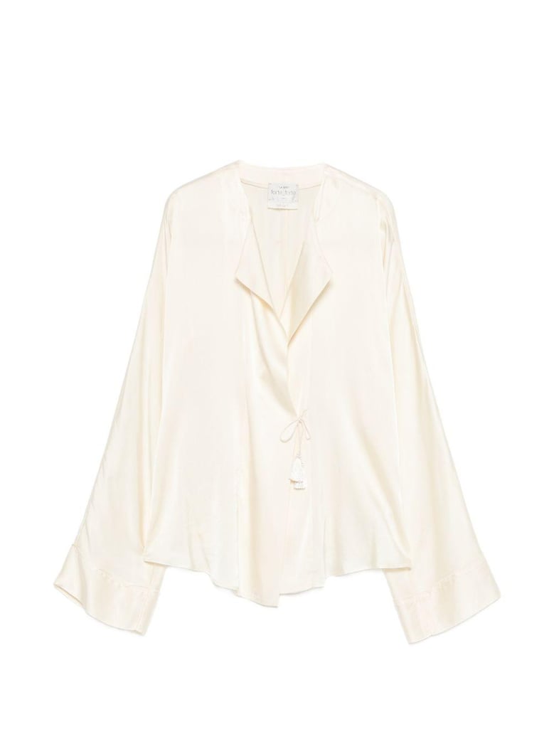 silk satin shirt by Selfnex