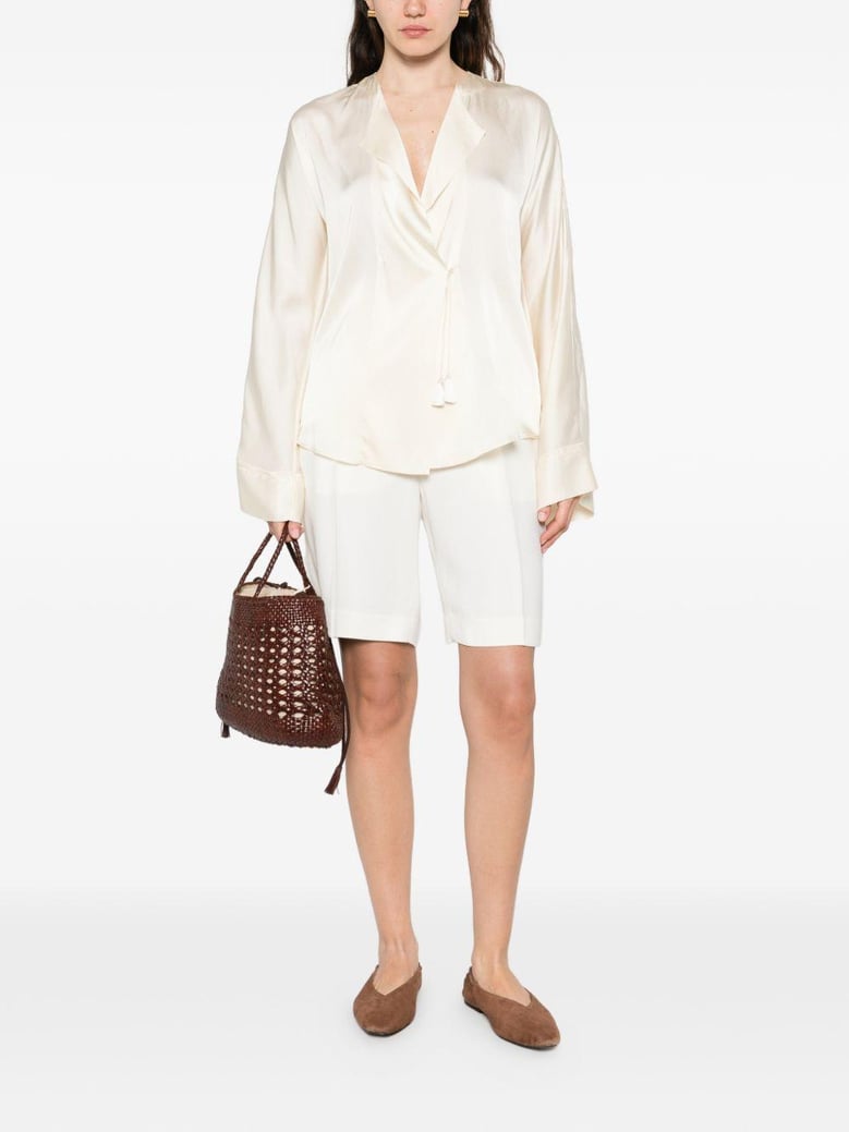 silk satin shirt by Selfnex