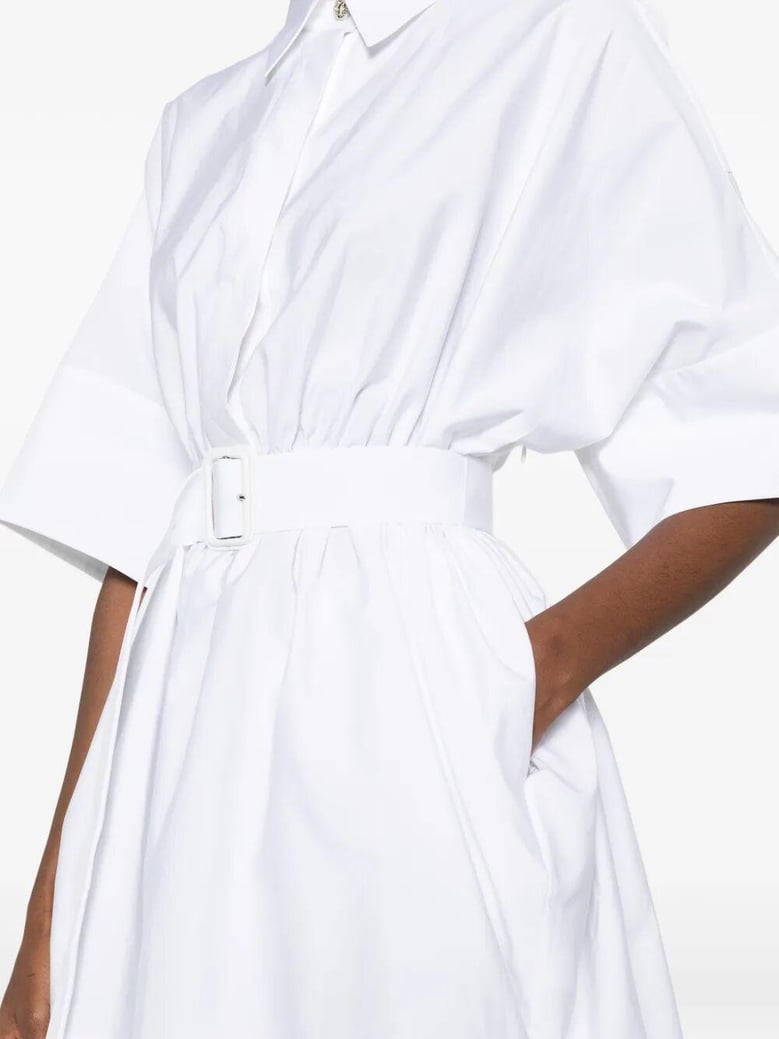 cotton short shirtdress by Selfnex