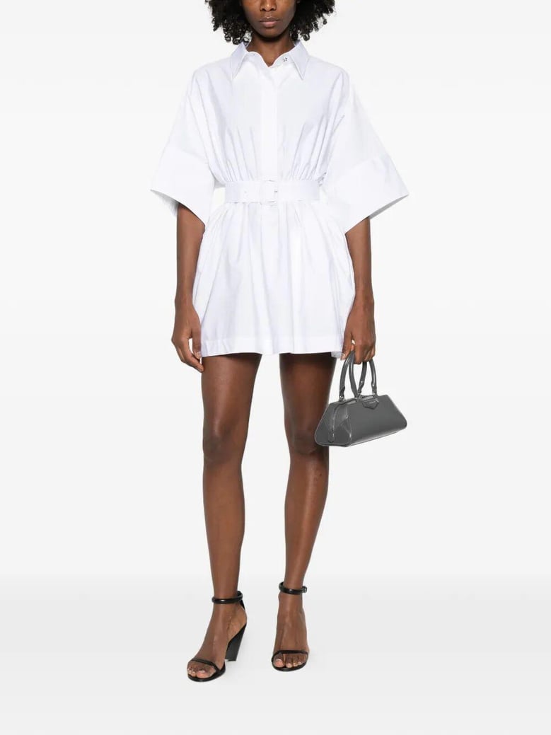 cotton short shirtdress by Selfnex