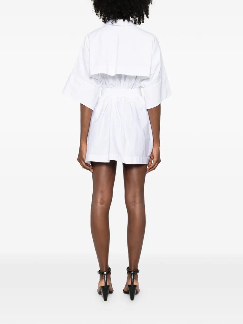 cotton short shirtdress by Selfnex