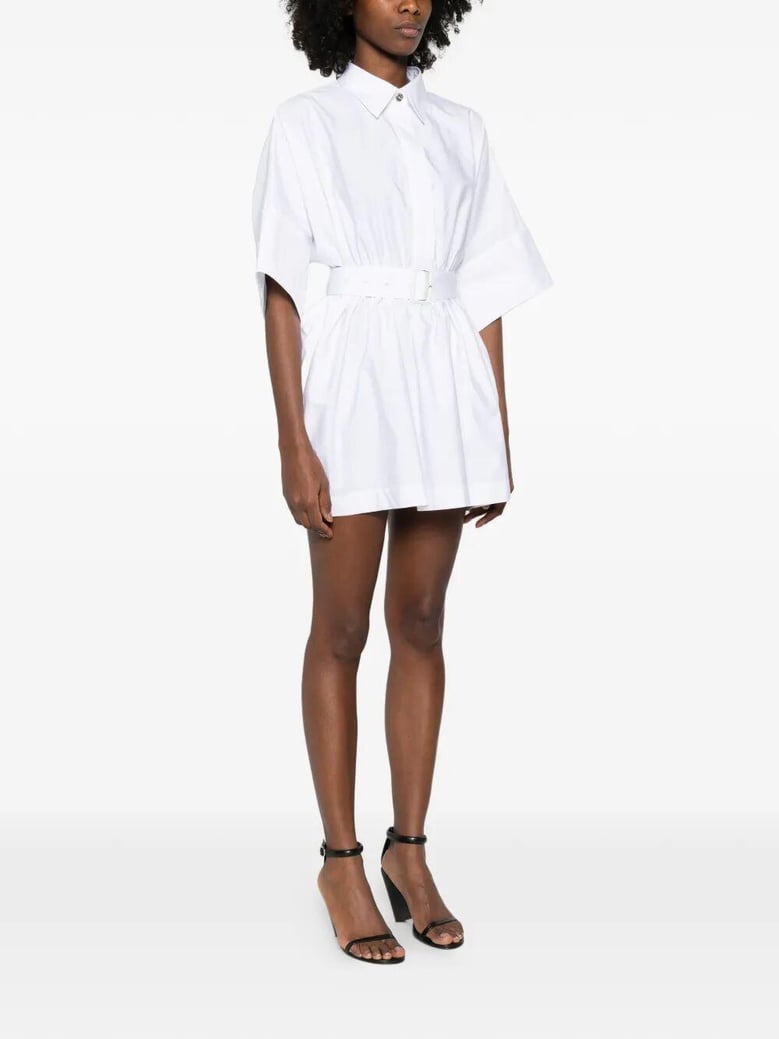 cotton short shirtdress by Selfnex