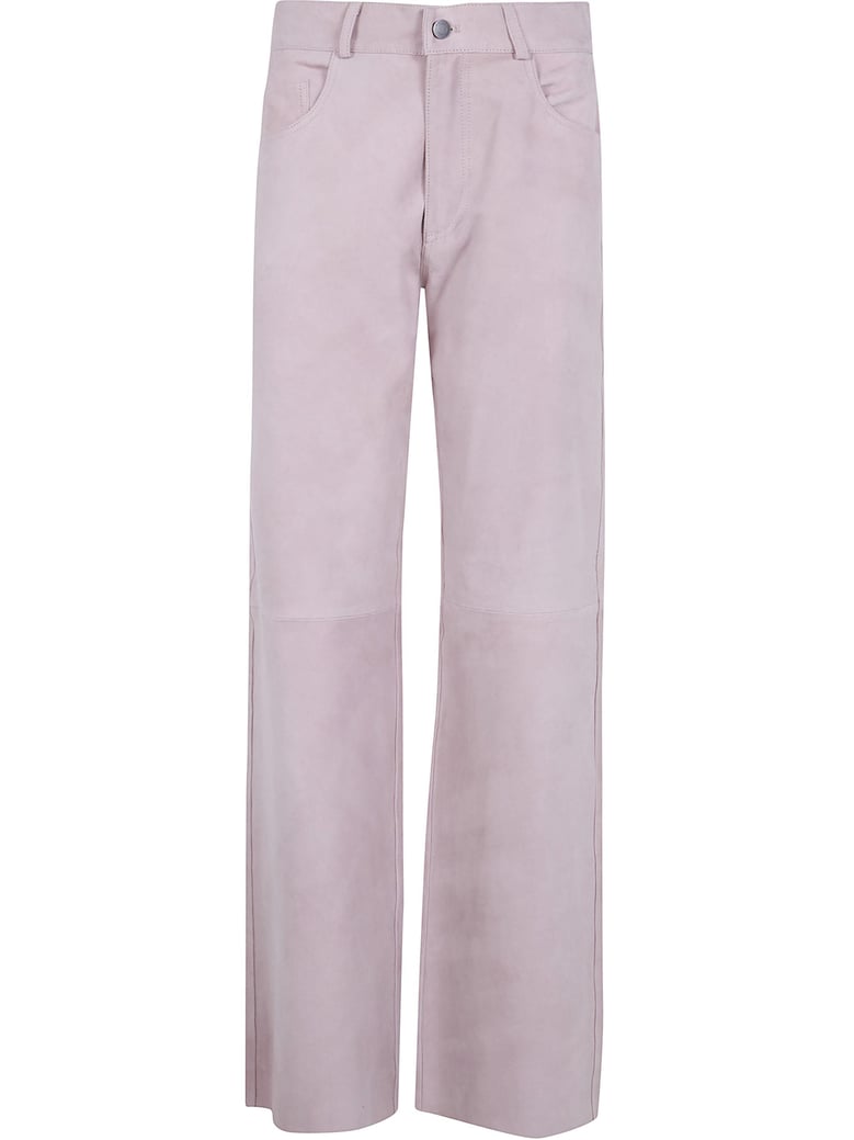 korea suede bootcut leg trousers by Selfnex