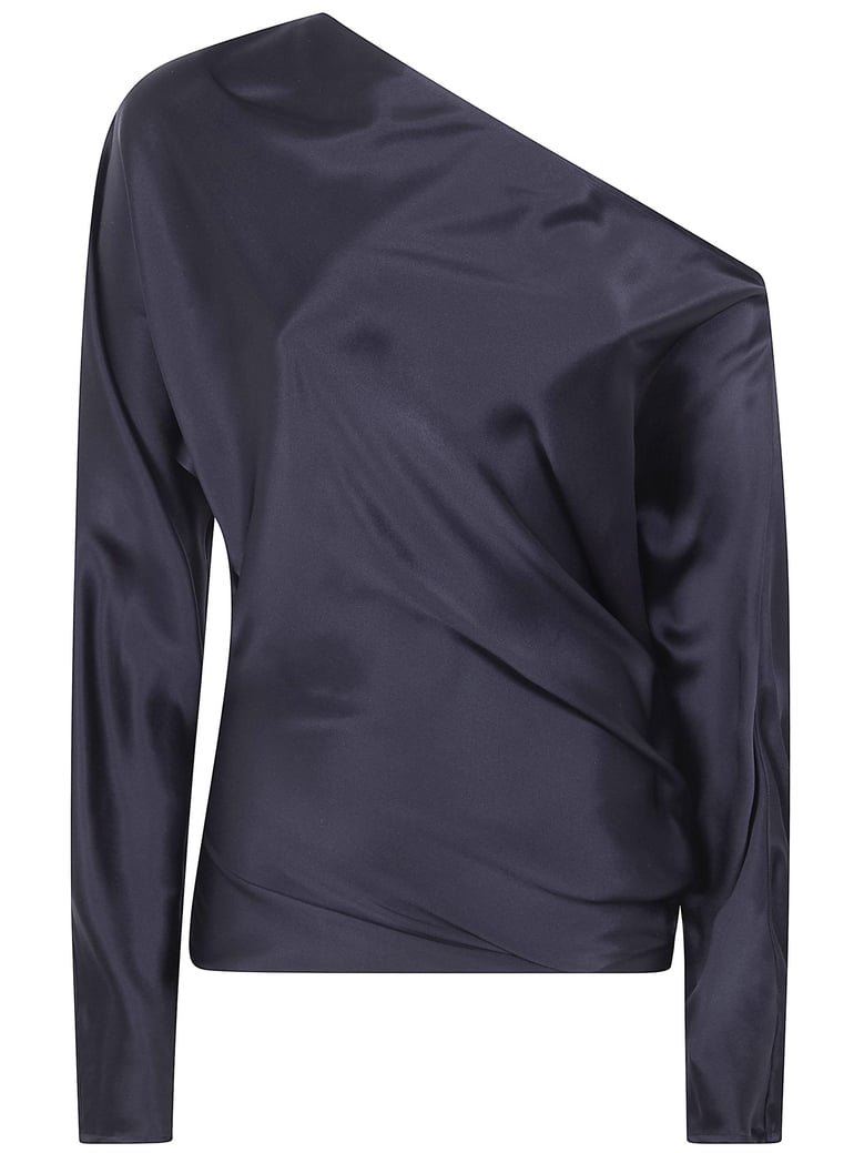 roos bias cut drop shoulder top by Selfnex