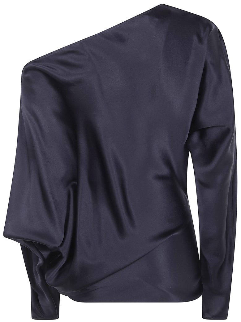 roos bias cut drop shoulder top by Selfnex