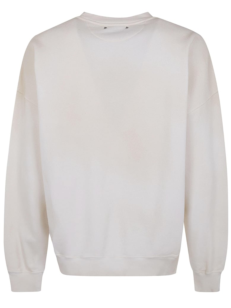 star unisex boxi crewneck vintage treatment vce patch star label by Selfnex