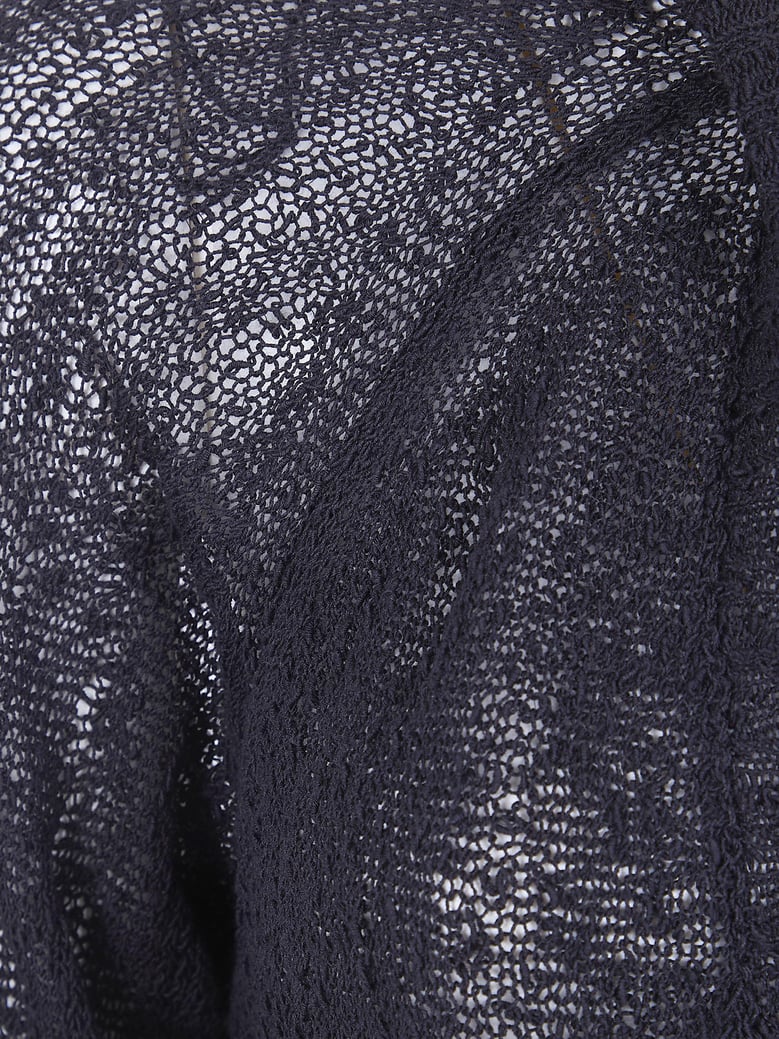 nies comfort sweater with deep v-neck on back by Selfnex