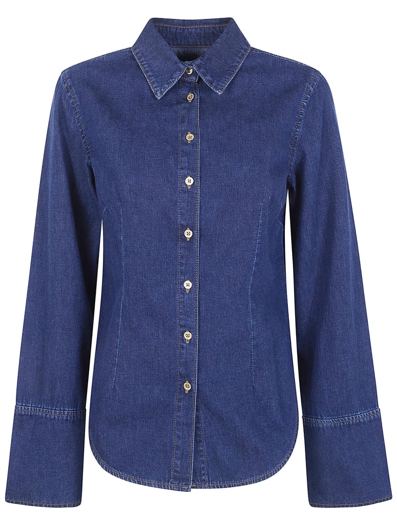 shaped shirt indigo soul by Selfnex