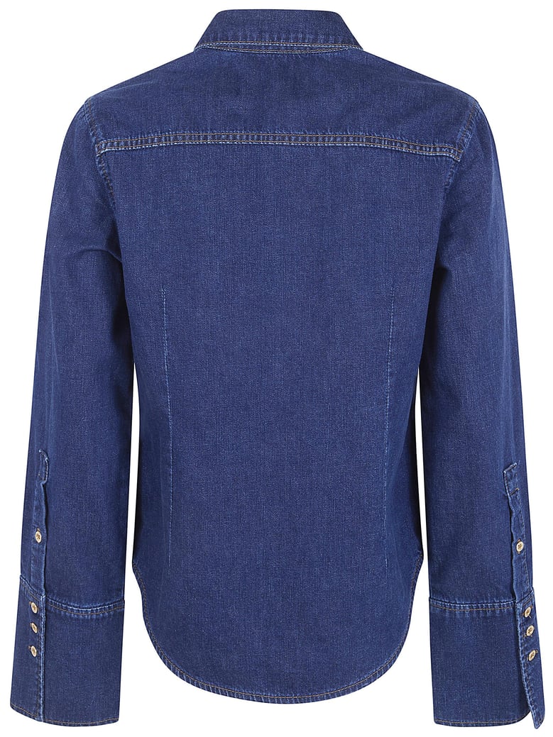 shaped shirt indigo soul by Selfnex