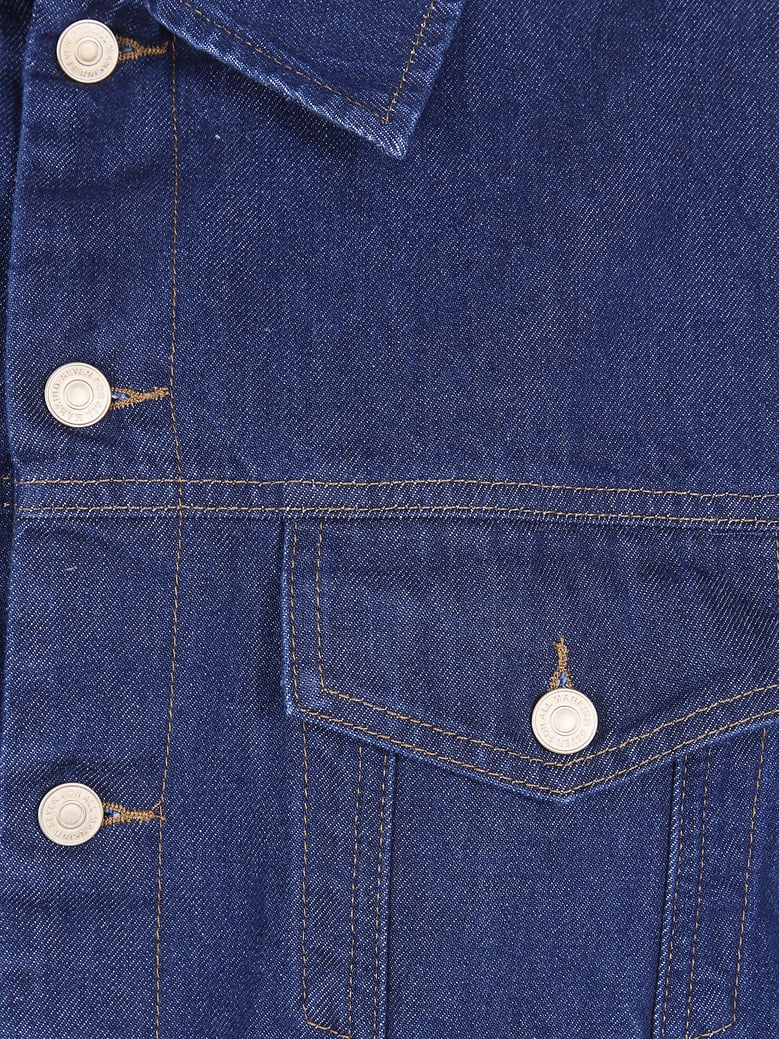 gathered jacket indigo soul by Selfnex