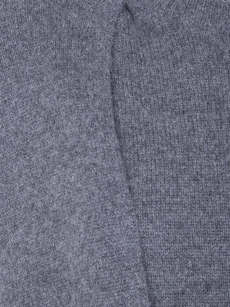grey cashmere cape sweater by Selfnex