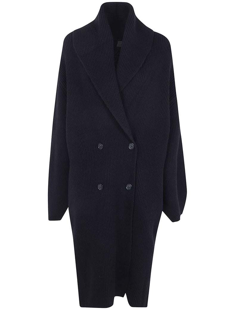 long shawl lapel cardigan by Selfnex