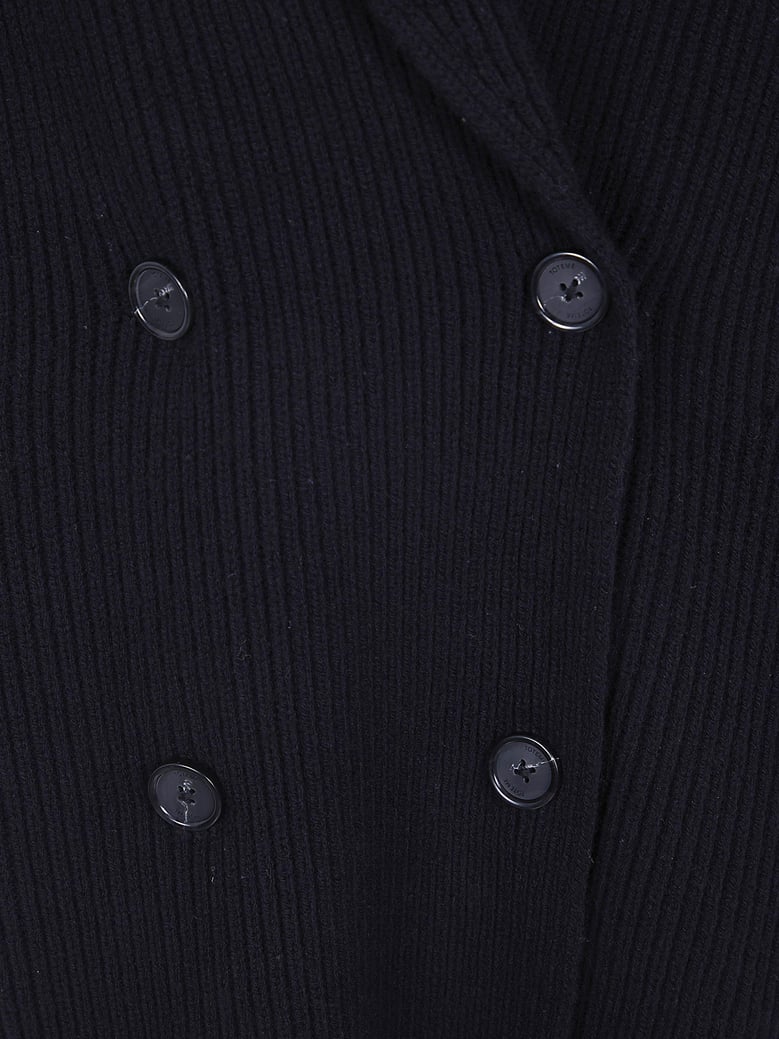 long shawl lapel cardigan by Selfnex
