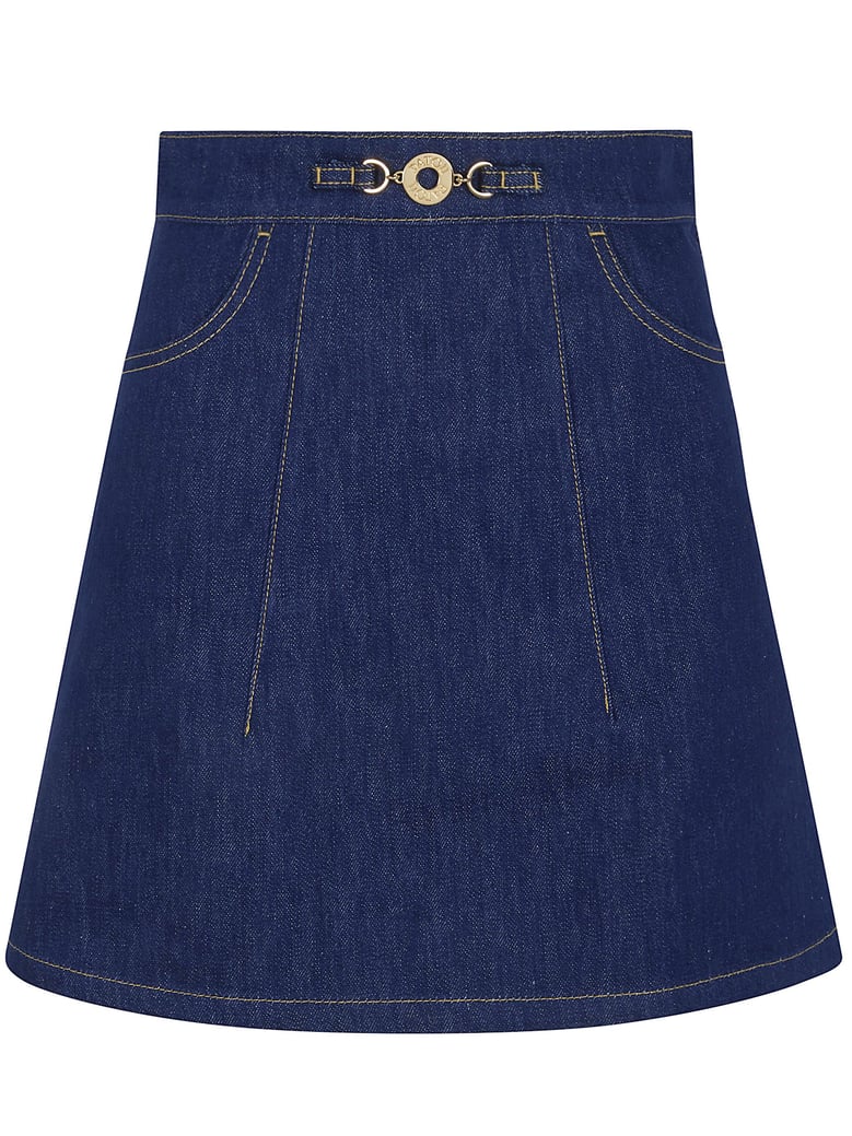 a line mini skirt by Selfnex